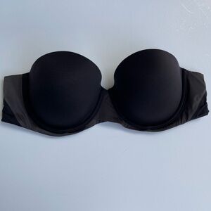 SPANX 36B Strapless Bra Full-coverage Silicone Strips Criss Cross Smooth Soft